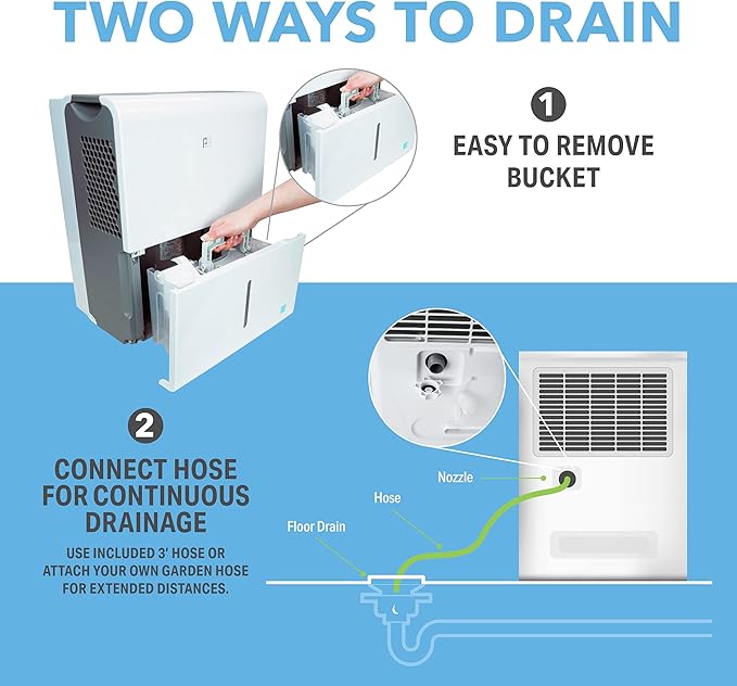 Perfect Aire 50-Pint, 500 Sq. Ft. ENERGY STAR Dehumidifier - Image 3