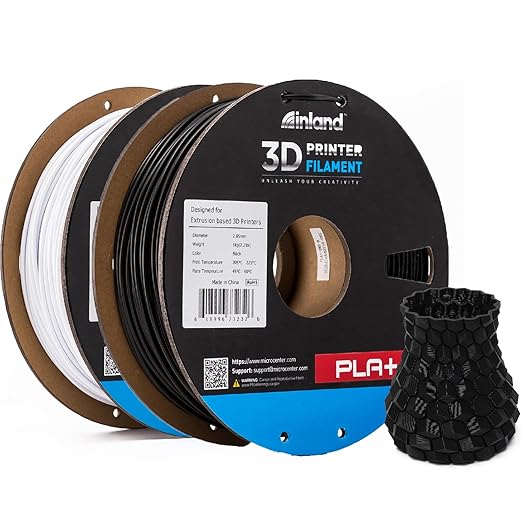 INLAND Micro Center PLA+ 3D Printing Filament 1.75mm by INLAND