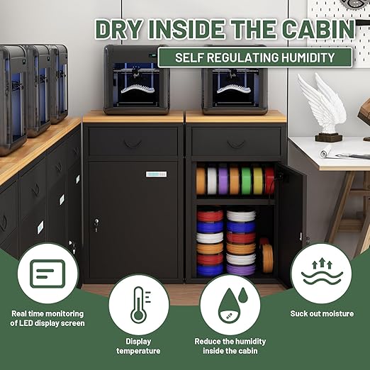 180L 3D Printer Filament Storage Cabinet - Image 4