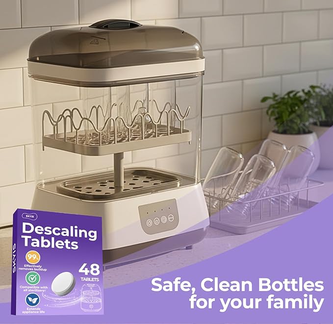 48 Descaling Tablets Baby Bottle Washer Cleaner Tablets Compatible - Image 2