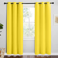 NICETOWN Bright Yellow Room Darkening Curtains by NICETOWN