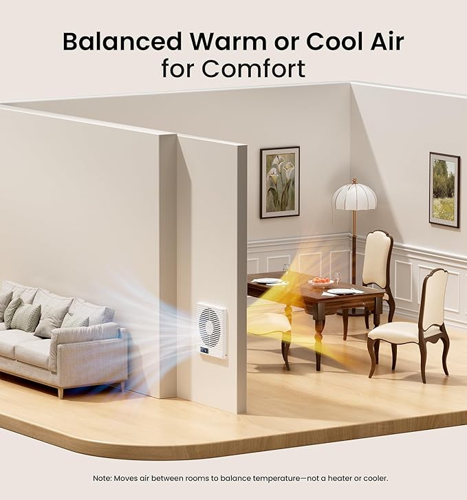 8" Room to Room Ventilation Fan - Image 3