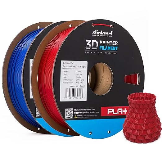 INLAND Micro Center PLA+ 3D Printing Filament 1.75mm by INLAND