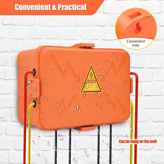 Hrensaw Large Outdoor Electrical Box, IP54 Waterproof Outdoor Outlet Covers - Image 5