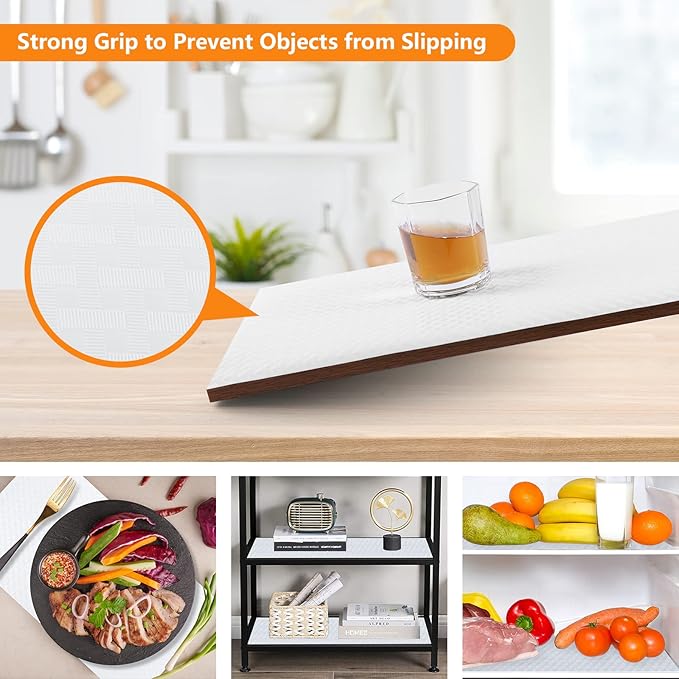 Shelf Liners for Kitchen Cabinets Refrigerator Liners Waterproof & Oil-Proof - Image 5