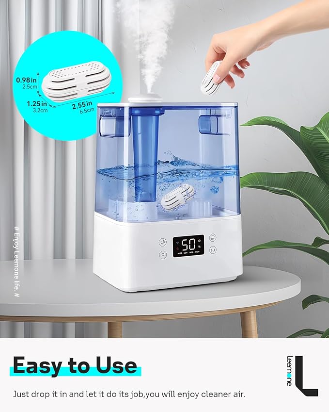 Leemone 4 Pack Humidifier Demineralization Cartridge Compatible - Image 2