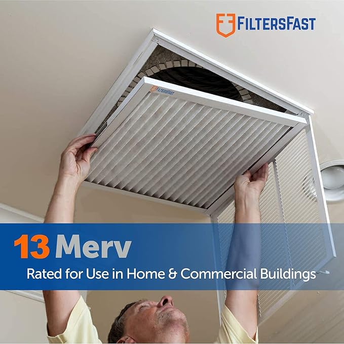 Filters Fast 13x22x1 Air Filter Merv 13, Made in the USA, Actual Size: 13" x - Image 2