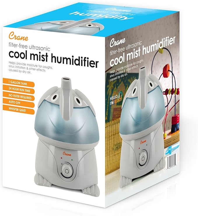 Crane Cute Animal Humidifier for Kids Bedroom and Nursery, Ultrasonic Cool Mist - Image 7