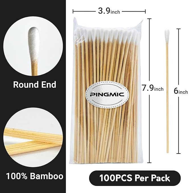 200PCS 6" Long Cotton Swabs - Image 6