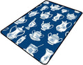 Broadloom - Cups and Teapots Pattern Printing Lightweight Area Rugs Fade by Snarena