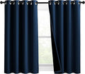 NICETOWN 100% Blackout Blinds, 46 inches x 45 inches, Laundry Room Decor Window by NICETOWN
