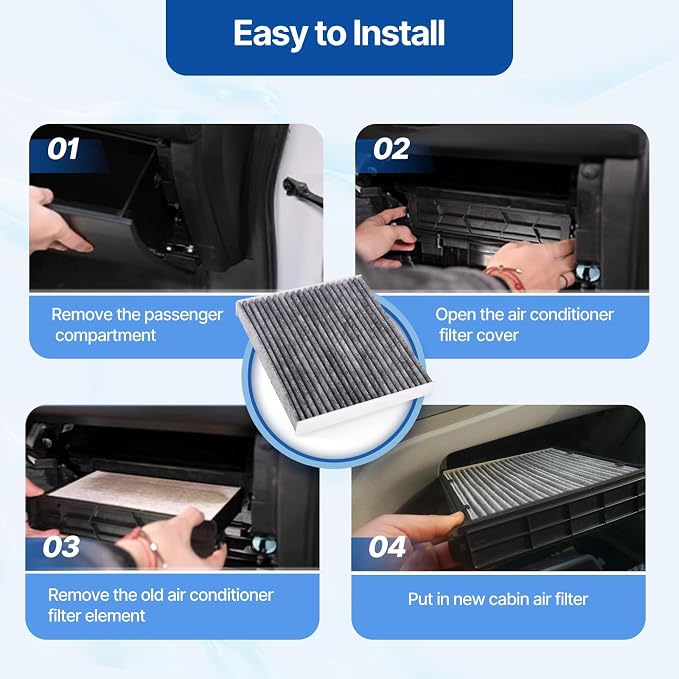 RUITO Cabin Air Filter, Fits 2018-2021 Accent, 2017-2020 Elantra, 2018-2020 - Image 5