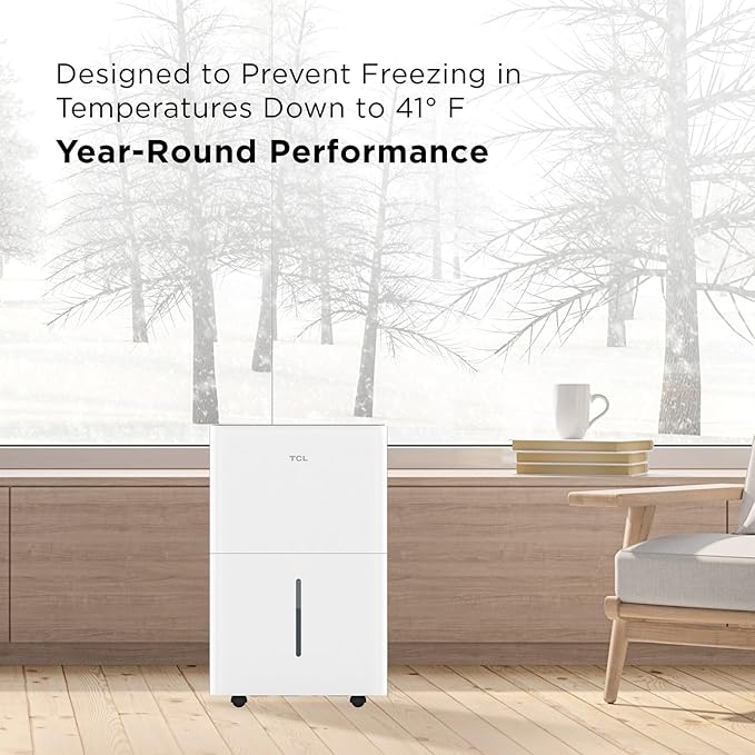 TCL 2000 Sq. Ft. Smart Dehumidifier, Energy Star Most Efficient 2024, - Image 8