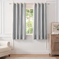 BULBUL Light Grey Velvet Curtains 72 inch Luxury Elegant Living Room Curtain by ModernShinyVelvetCurtains