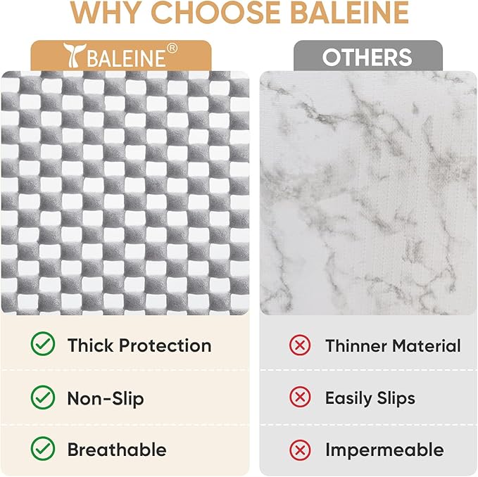 BALEINE Cabinet Liner, 20 in x 20 Ft Drawer and Shelf Liner - Image 5