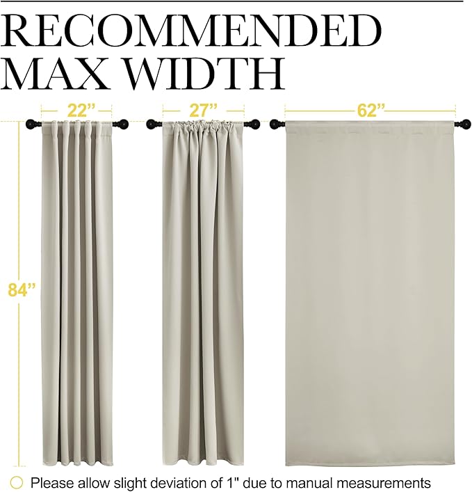 NICETOWN Vertical Blinds Window Curtain Panels - Image 7