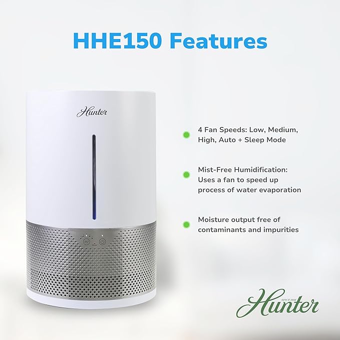 HHE150 Hunter Aspire 4.8L Evaporative Humidifier - Image 4
