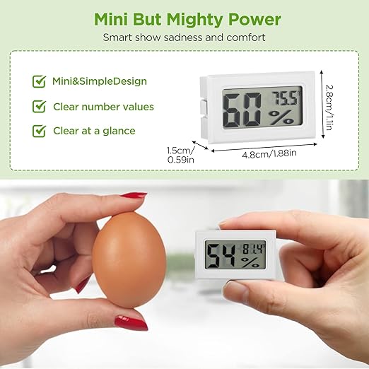 12 Pack Mini Hygrometer Digital Electronic Temperature Humidity Meters Gauge - Image 4