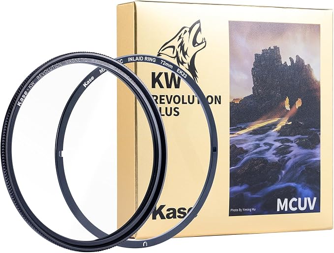 Kase 67mm KW Revolution Plus MCUV Magnetic Slim UV Filter, HD Optical Glass by KaseFilter