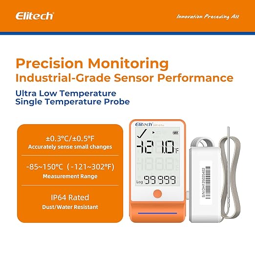 Elitech 100Pack Bluetooth Ultra Low Digital Temperature Data Logger - Image 4