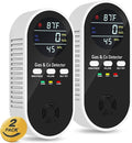 5-in-1 Carbon Monoxide Detectors Plug in – Natural Gas, Propane & CO Alarm by Unknown