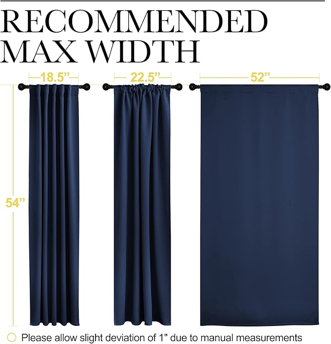 NICETOWN Blackout Curtains Window Drapes - Image 8