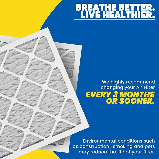 Maycold MERV 8 14x18x1 Furnace Air Filters, Pleated HVAC AC Filters – Actual - Image 6