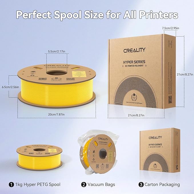 Official Creality Hyper PETG Filament 1.75mm, High Speed 600mm/s 3D Printer - Image 8