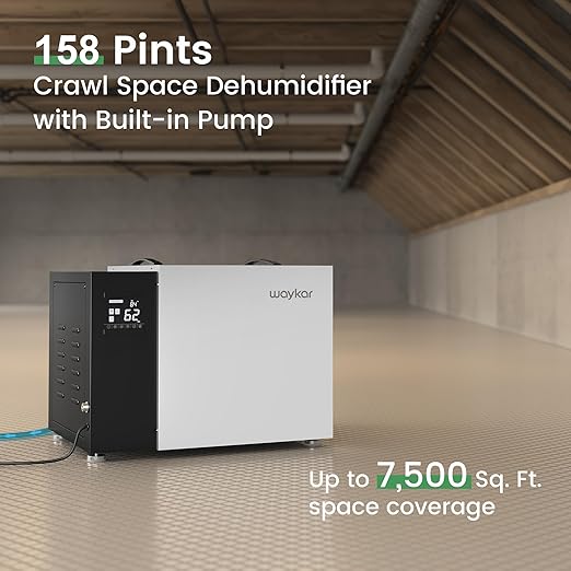 Waykar 158 Pint Commercial Dehumidifier - Image 2