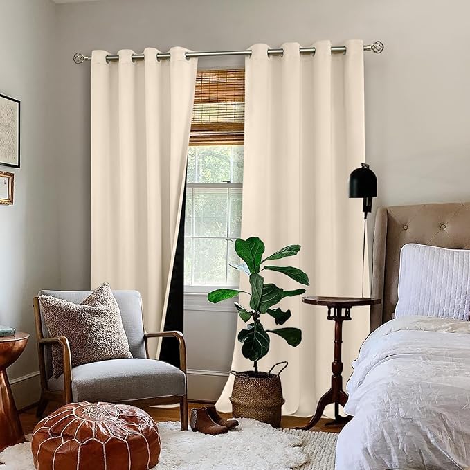 BGment Blackout Curtains 95 Inches Long 2 Panels Set - Image 2