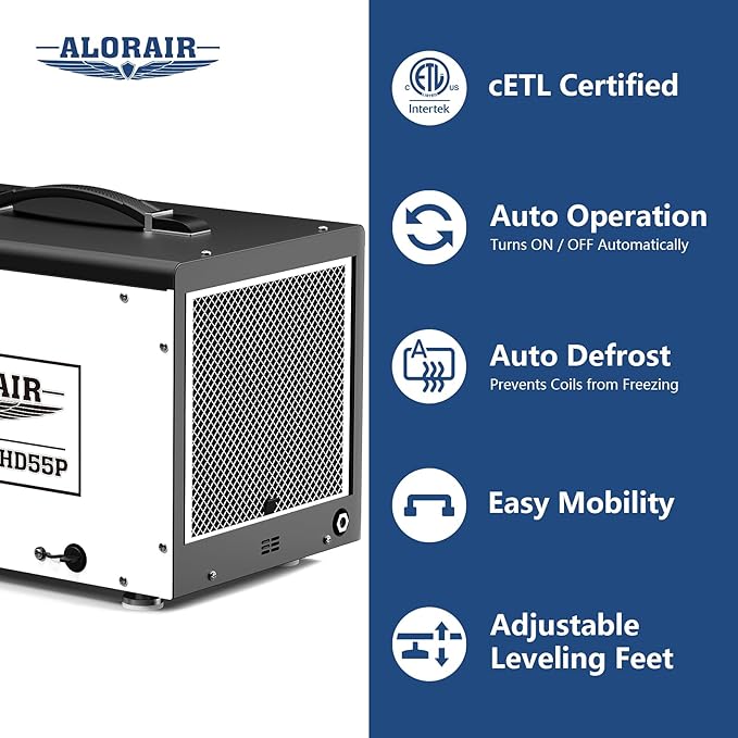 ALORAIR Crawl Space Dehumidifier, 120 PPD Crawlspace Dehumidifiers - Image 5