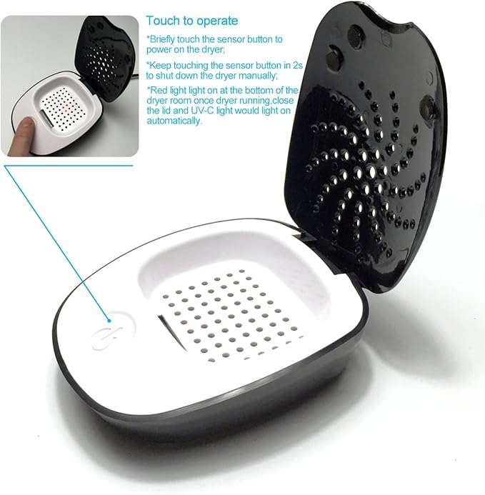 Portable USB Electric Dehumidifier Hearing Aid Dryer, Temperature Range 104-122 - Image 4