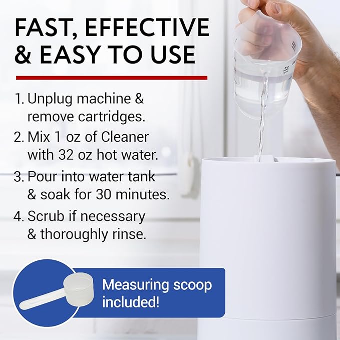 IMPRESA Humidifier Cleaner & Descaler Powder - 12 Oz - Image 5