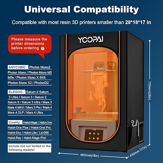 Multifunctional Resin 3D Printer Enclosure - Image 4