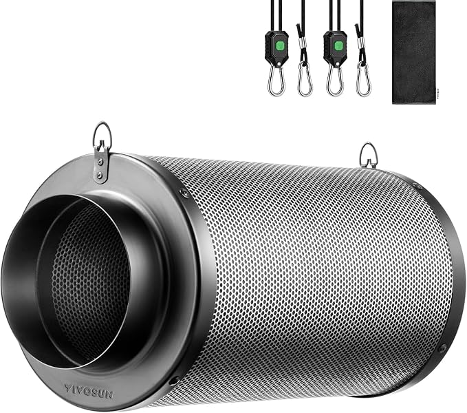 VIVOSUN 4 Inch Air Carbon Filter Smelliness Control by Unknown
