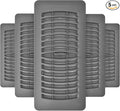 Imperial RG1443 Louvered Plastic Floor Register, 4x10 Inch, 5 Pack by Imperial