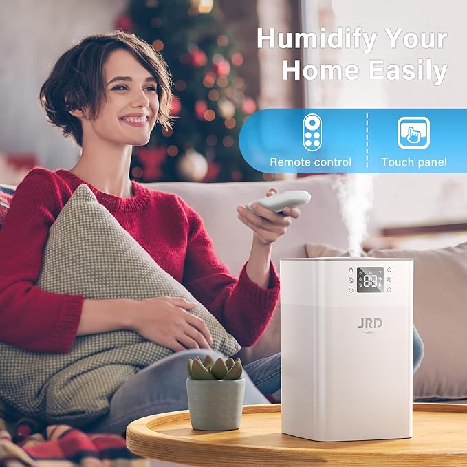 JRD 4L Humidifiers for Bedroom, Cool Mist Humidifier for Large Room, 40H Runtime - Image 9