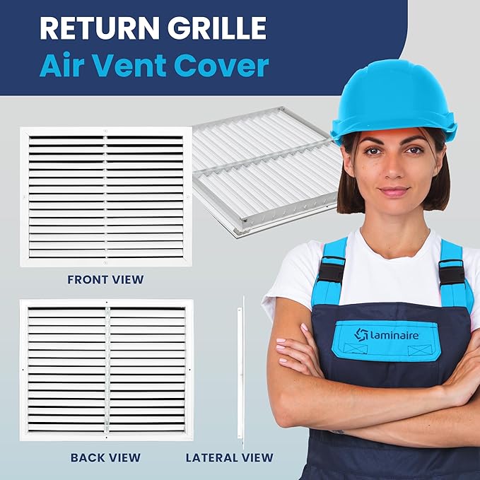 20x16 Inch Air Return Vent Cover Decorative – Premium Aluminum AC Vent Cover - Image 2