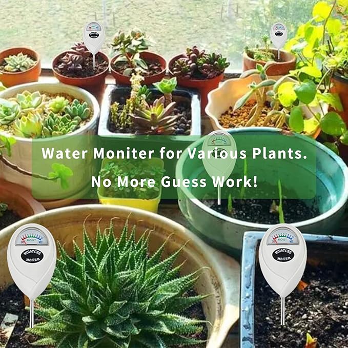 Soil Moisture Meter, 2 Pack Long Probe Soil Moisture Monitor - Image 7