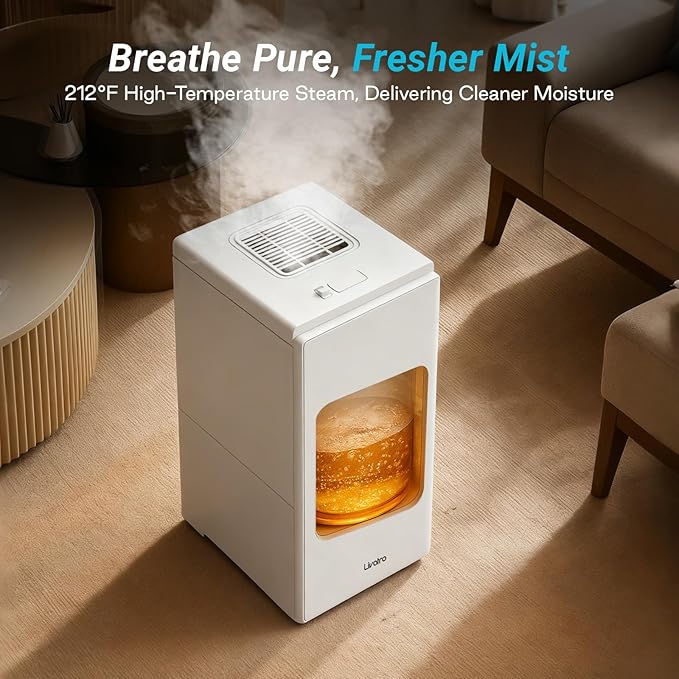 6L Stainless Steel Warm Mist Humidifier - Image 2