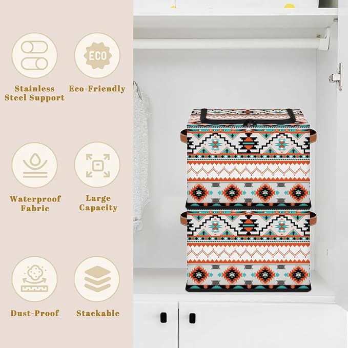 Storage Bin, Collapsible Fabric Storage Boxes - Image 3