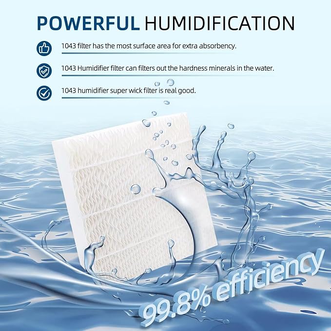 2-Pack 1043 Humidifier Filter Replacement: - Image 5