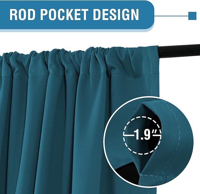 H.VERSAILTEX 100% Blackout Curtains - Image 3