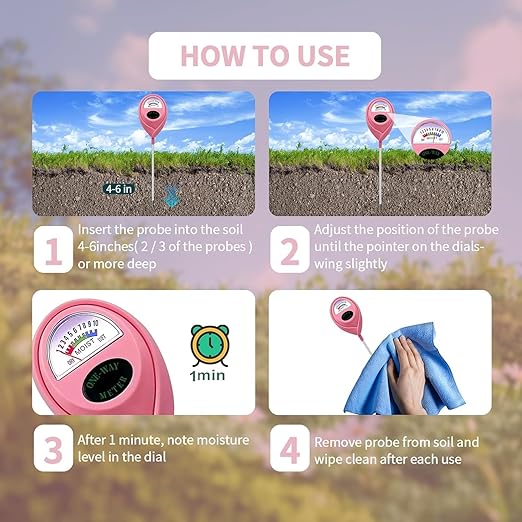 Soil Moisture Meter, Garden Plant Water Meter, Plants Moisture Meter, Lawn Soil - Image 7
