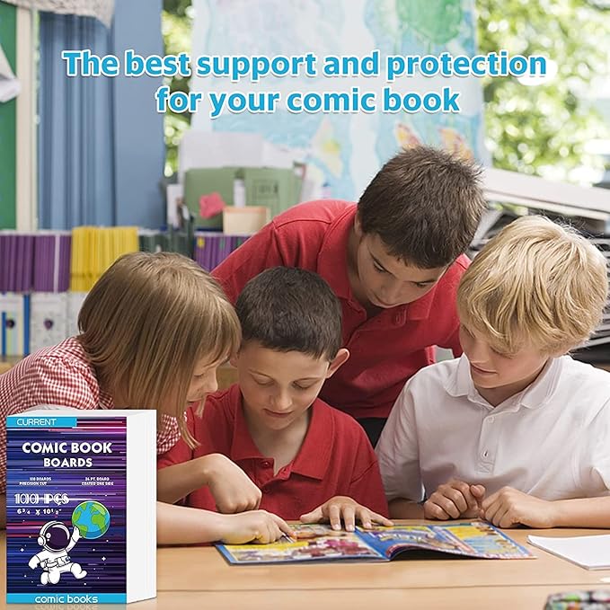 200 Comic Book Boards, Current Size Comic Book Boards, Acid-Free Backing Board - Image 6