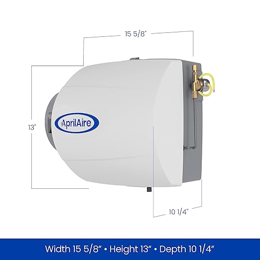 AprilAire 500M Whole-House Humidifier, Manual Compact Furnace Humidifier - Image 7