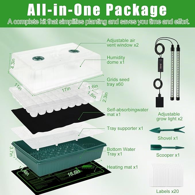 PJT Self Watering Seed Starter Tray - Image 2