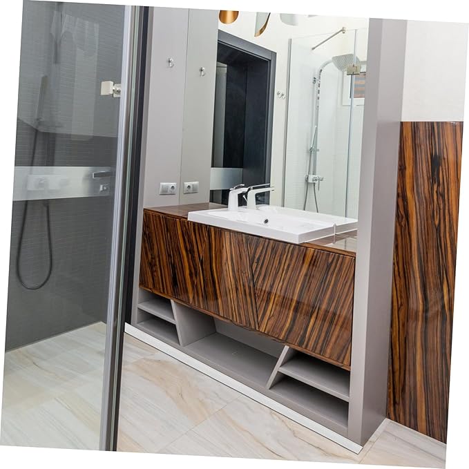 Bathroom Strip Shower Drain Accessories Toilet Sealing Strip Curved Water - Image 4