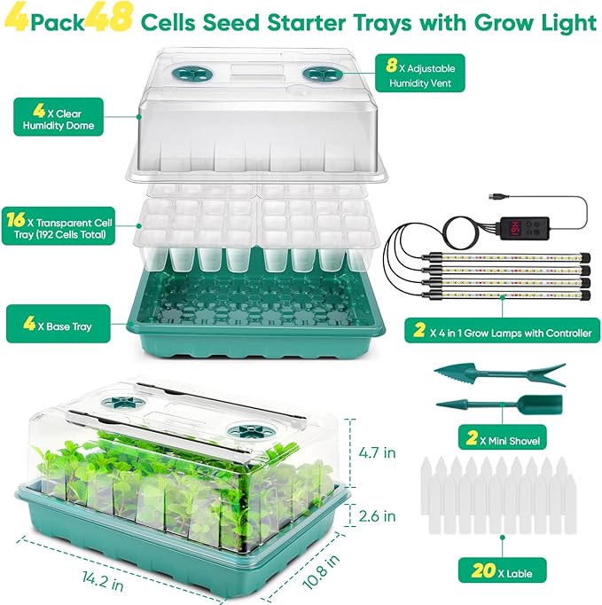 192 Cells Seed Starter Tray - Image 3