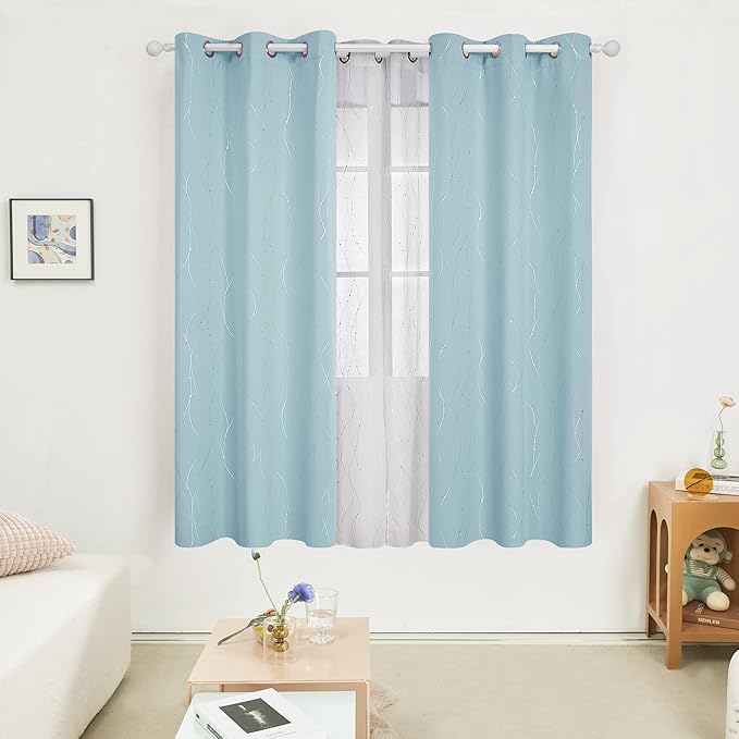 Deconovo Blackout Curtains, Thermal Insulated Soundproof Grommet Drapes - Image 2